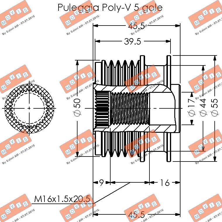 Alternator Freewheel Clutch
