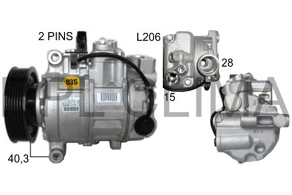 Compressor, air conditioning (APCOAU0040)