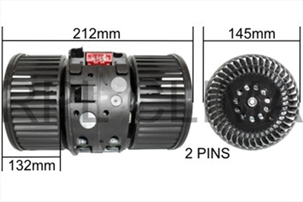 Electric Motor, interior blower (APVTRE0026)