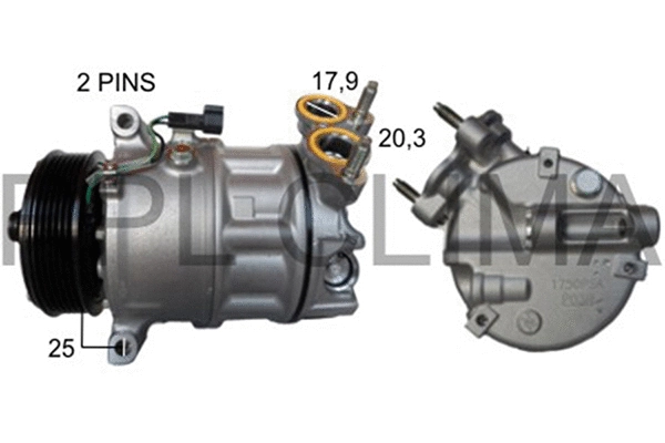 Compressor, air conditioning (APCOVO5034)