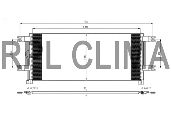 Condenser, air conditioning (APCDMB5077)