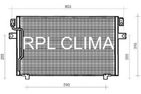 Condenser, air conditioning (APCDNI0026)