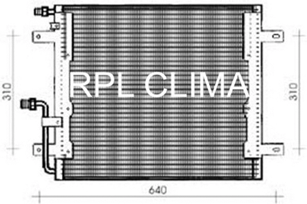 Condenser, air conditioning (APCDMB0039)