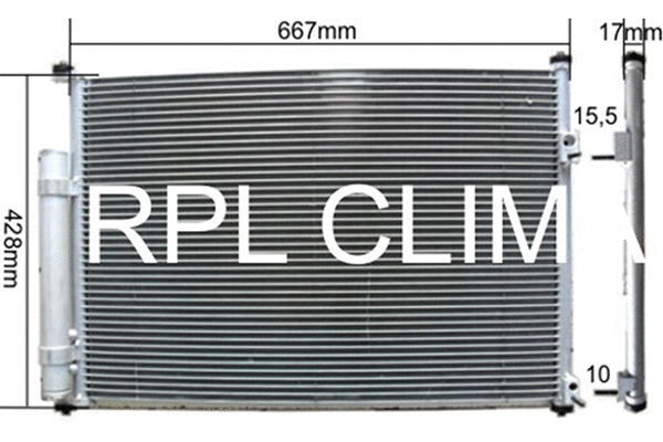 Condenser, air conditioning (APCDSU0021)