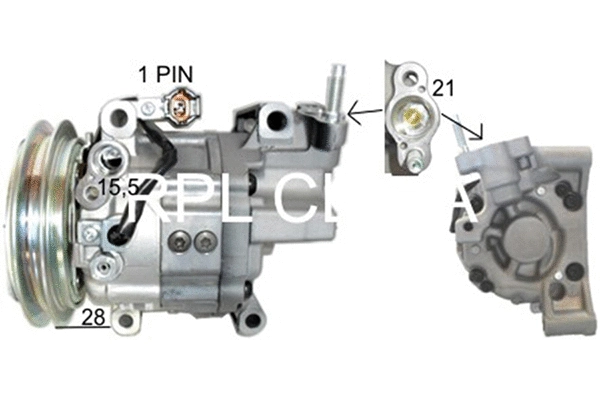 Compressor, air conditioning (APCONI0051)