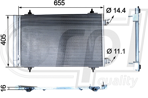 Condenser, air conditioning (APCDCI5051)