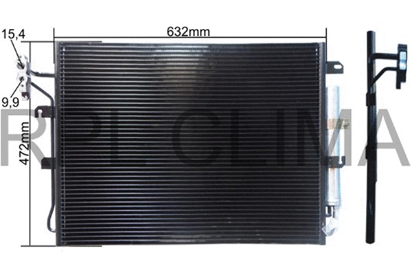 Condenser, air conditioning (APCDLR0009)