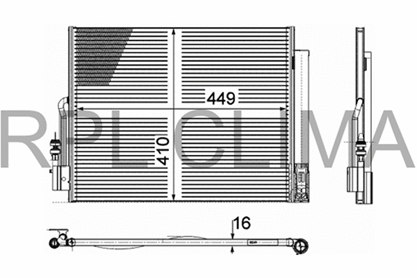 Condenser, air conditioning (APCDOP0053)