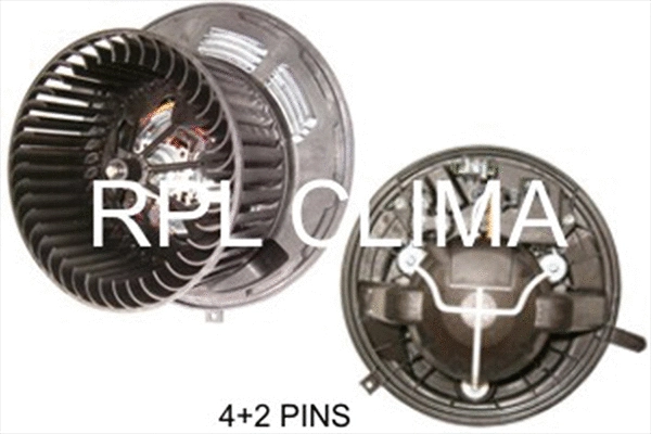 Electric Motor, interior blower (APVTMB0020)