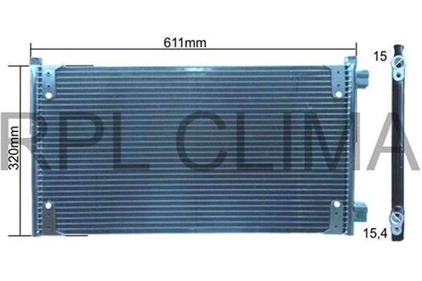 Condenser, air conditioning (APCDFT0030)