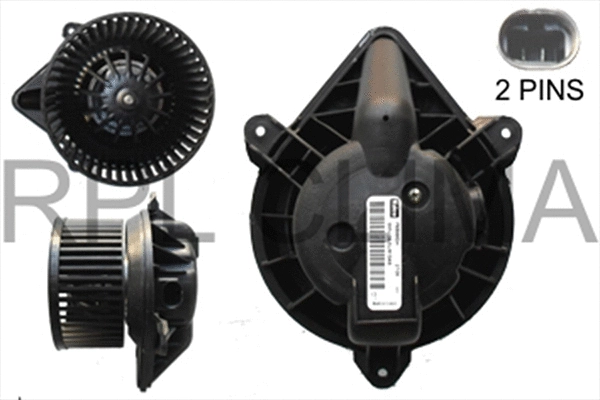 Electric Motor, interior blower (APVTCI5026)