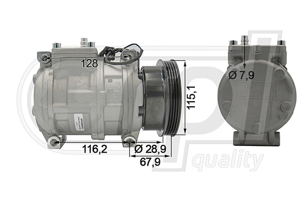 Compressor, air conditioning (APCOBW5015)