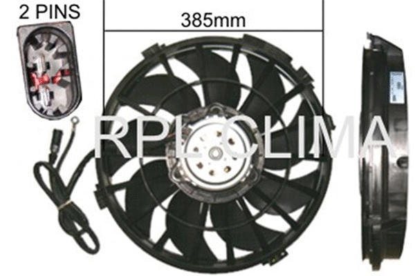 Fan, engine cooling (APELCI0023)