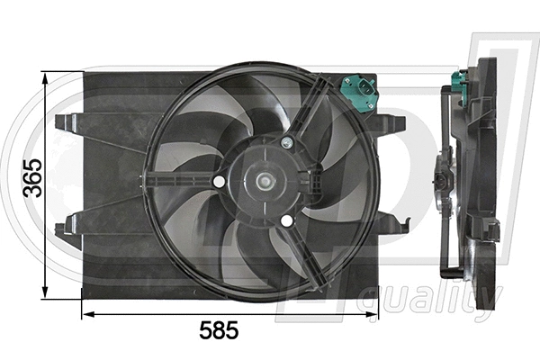 Fan, engine cooling (APELFD5004)