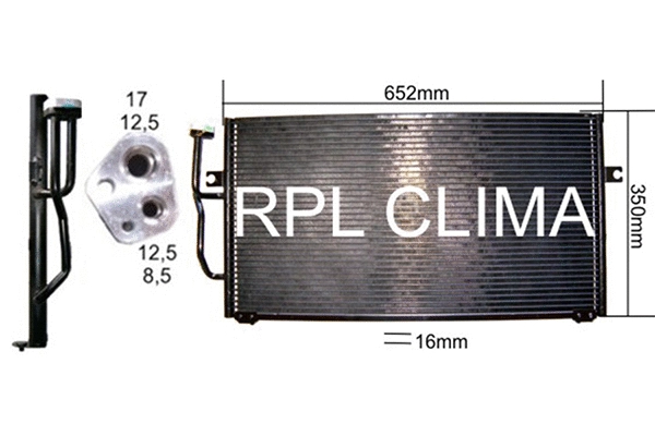 Condenser, air conditioning (APCDVO0021)