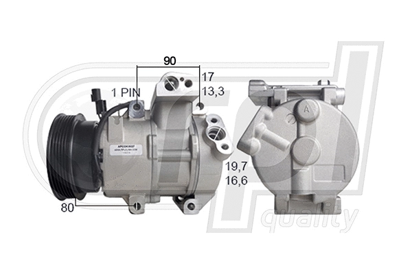 Compressor, air conditioning (APCOKI5027)