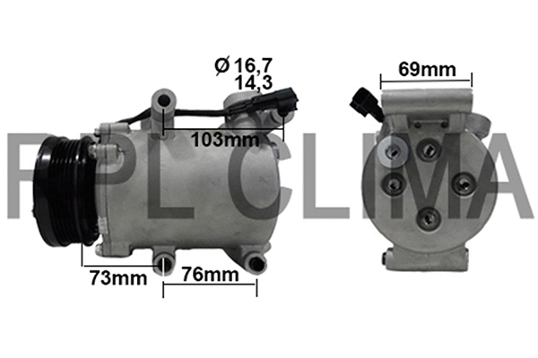 Compressor, air conditioning (APCOFD0041)