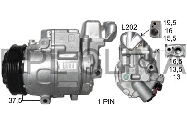 Compressor, air conditioning (APCOMB0015)