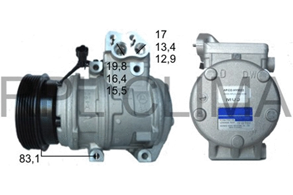 Compressor, air conditioning (APCOHY5022)