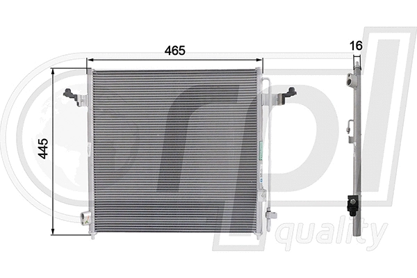 Condenser, air conditioning (APCDMI5038)