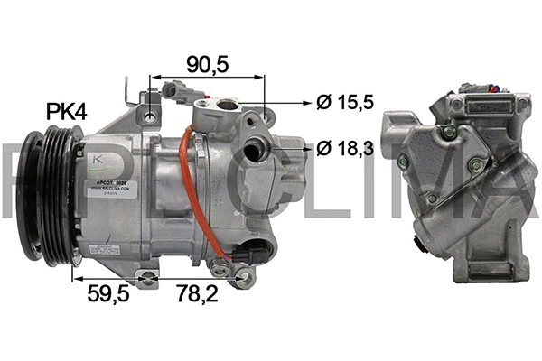 Compressor, air conditioning (APCOTO0025)