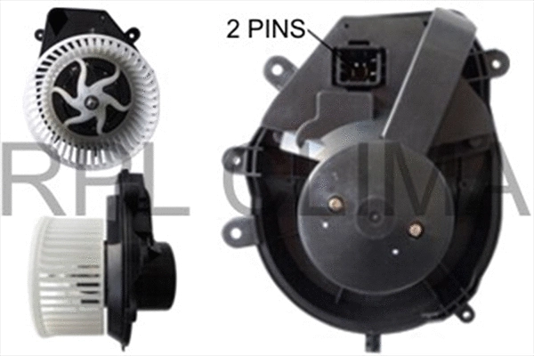 Electric Motor, interior blower (APVTAU0002)