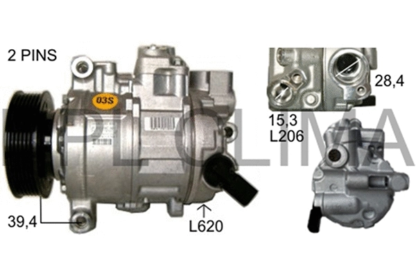 Compressor, air conditioning (APCOAU0038)