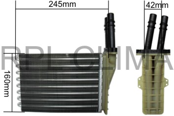 Heat Exchanger, interior heating (APCHRE1016)