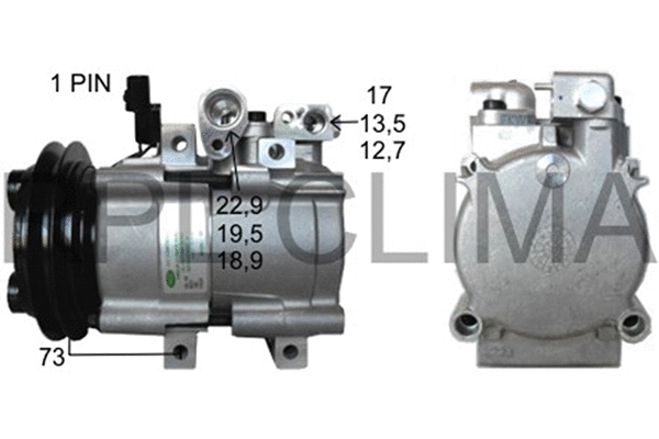 Compressor, air conditioning (APCOHY0005)
