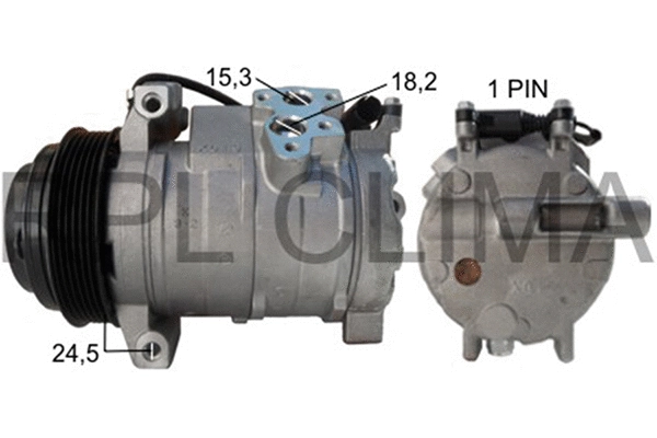 Compressor, air conditioning (APCOCH0038)