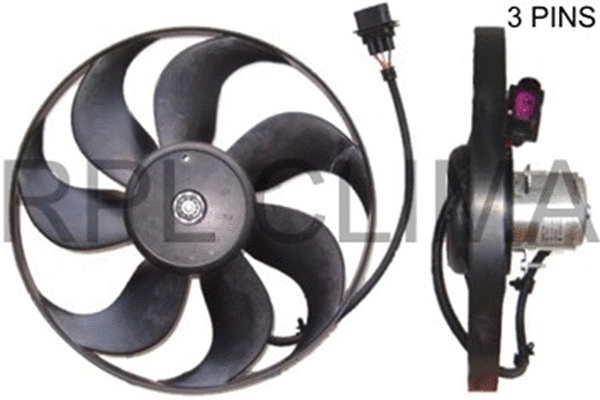 Fan, engine cooling (APELVW0019)