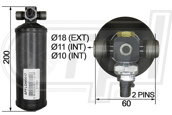 Dryer, air conditioning (APFLDW0017)