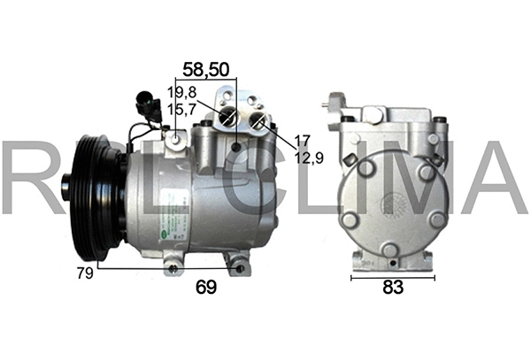 Compressor, air conditioning (APCOHY0037)