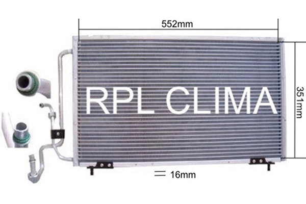 Condenser, air conditioning (APCDCI0018)