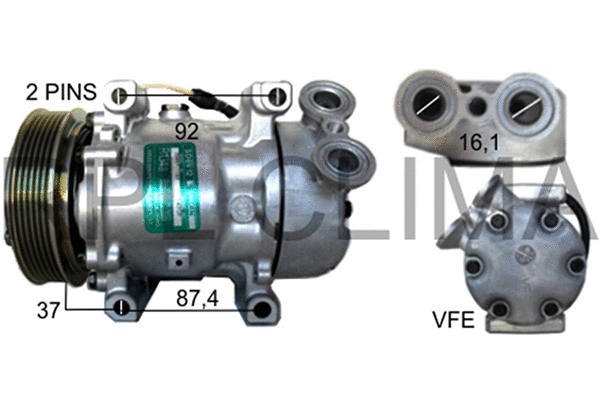 Compressor, air conditioning (APCOCI0019)