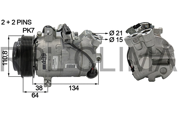 Compressor, air conditioning (APCORE0085)