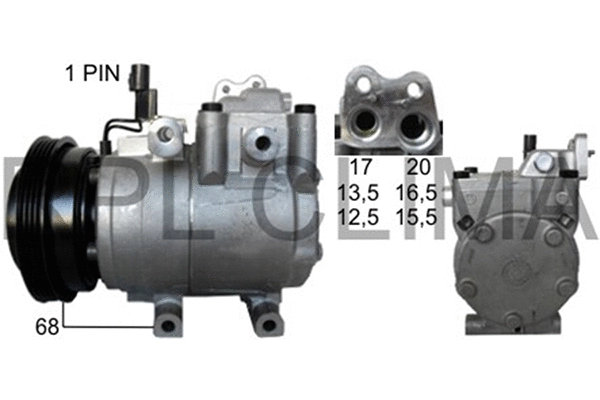 Compressor, air conditioning (APCOHY0029)