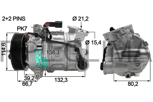 Compressor, air conditioning (APCORE0103)