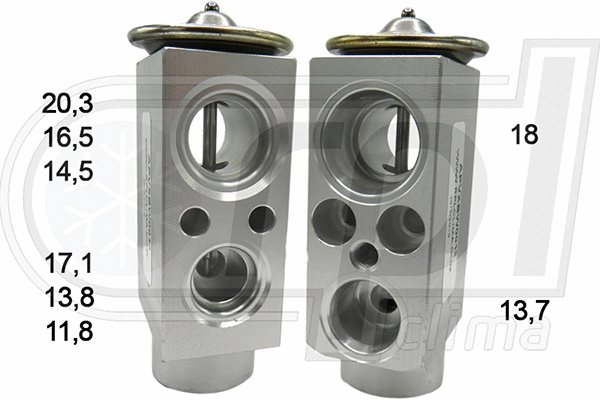 Injector Nozzle, expansion valve (APVXBW0013)