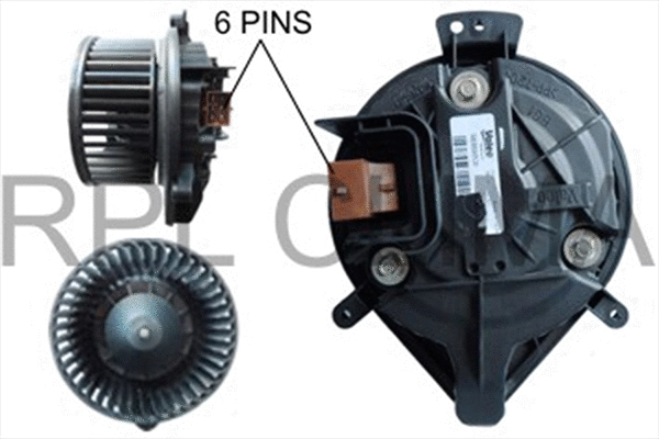 Electric Motor, interior blower (APVTAU0005)