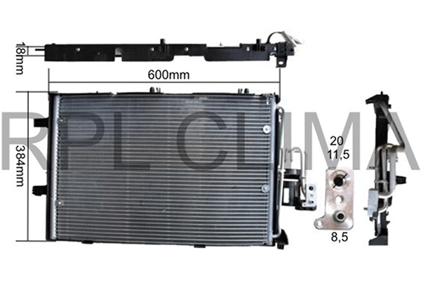 Condenser, air conditioning (APCDOP0019)