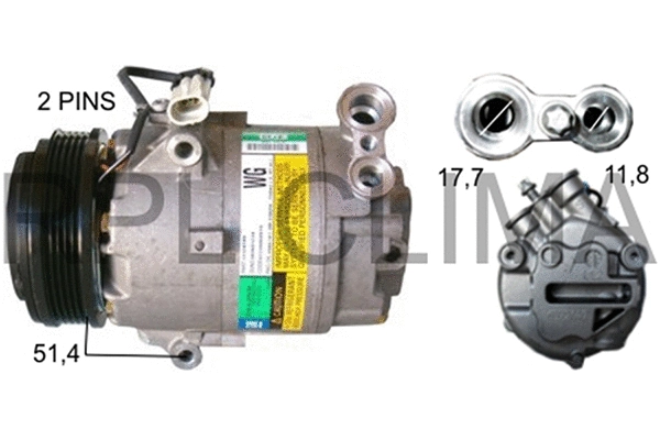 Compressor, air conditioning (APCOOP0025)