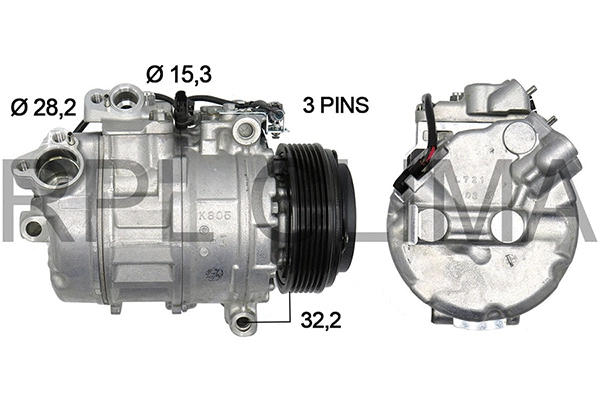 Compressor, air conditioning (APCOBW0058)