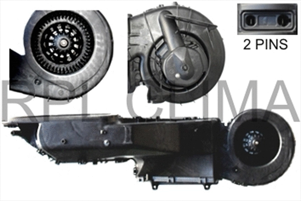 Electric Motor, interior blower (APVTRE0014)