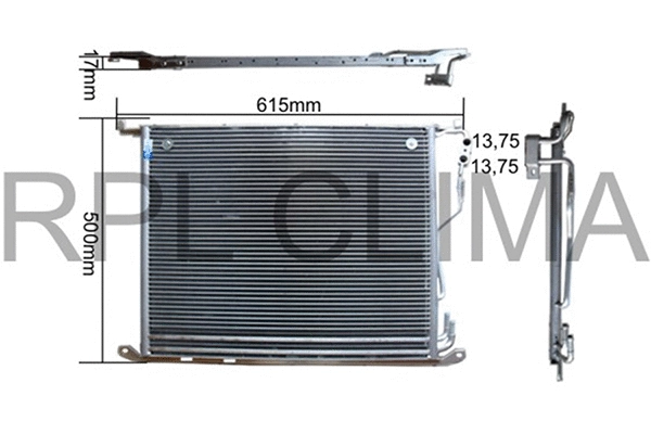 Condenser, air conditioning (APCDMB0042)