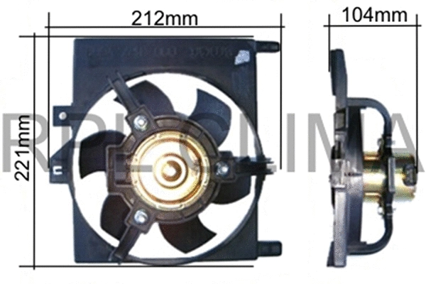 Fan, engine cooling (APELSM0001)