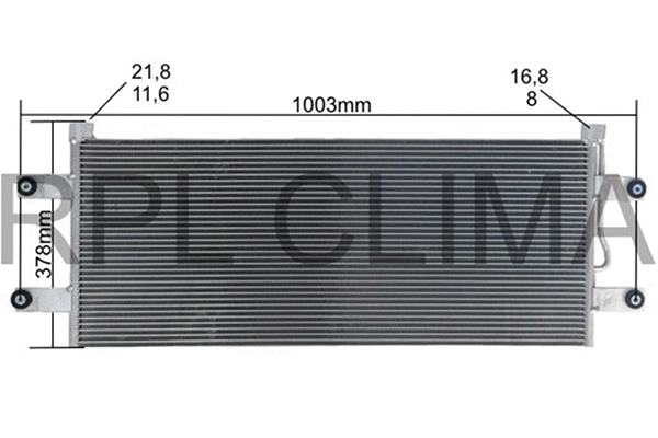 Condenser, air conditioning (APCDMB0074)