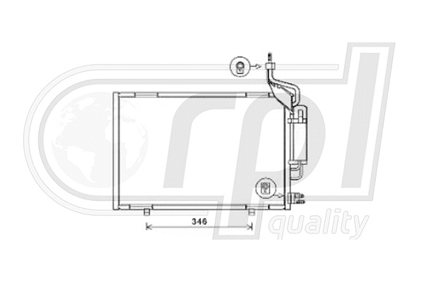 Condenser, air conditioning (APCDFD5062)