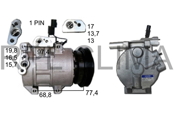 Compressor, air conditioning (APCOKI0018)
