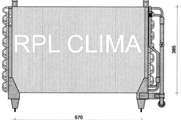 Condenser, air conditioning (APCDMB0013)